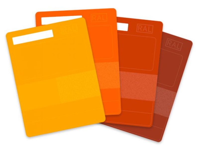 RAL P1 PLASTIC COLOUR SAMPLE COLOUR SERIES 2000