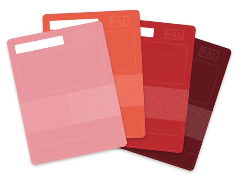 RAL P1 PLASTIC COLOUR SAMPLE COLOUR SERIES 3000